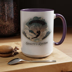 Paraglider Silhouette Graphic Mug | Accent Coffee Mug