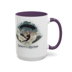 Paraglider Silhouette Graphic Mug | Accent Coffee Mug