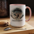 Paraglider Silhouette Graphic Mug | Accent Coffee Mug