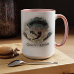 Paraglider Silhouette Graphic Mug | Accent Coffee Mug