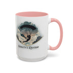 Paraglider Silhouette Graphic Mug | Accent Coffee Mug
