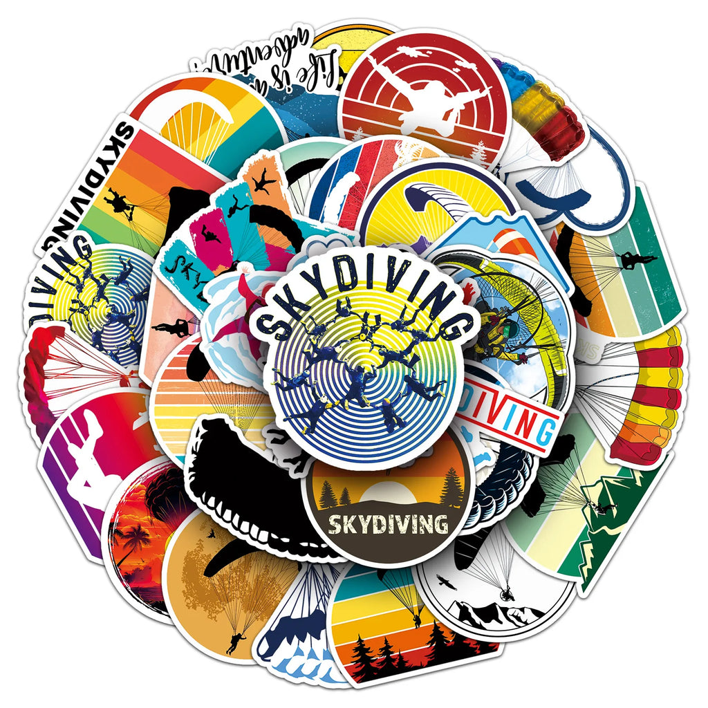 FALLRATE™ Skydive Sticker Pack