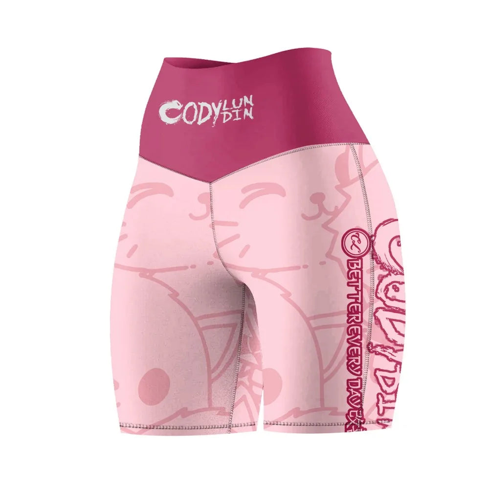 Pink Kitty Leggings by Cody Lundin