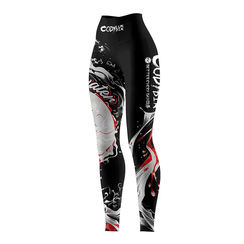 White Ring Leggings by Cody Lundin